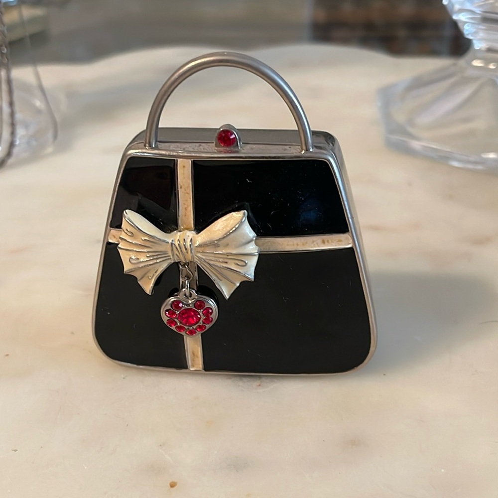 Party lite Audrey Black Tea Lite Candle Holder